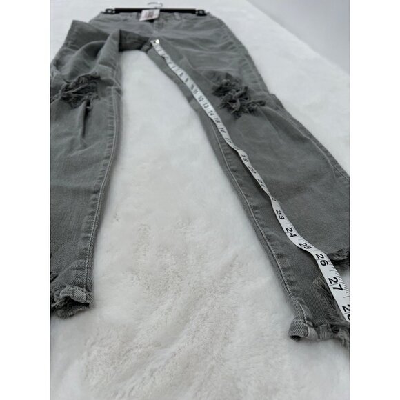 NWT L'AGENCE Size 26 High Line HighRise Distressed Stretch Skinny Jeans MSRP$275 - Picture 6 of 13